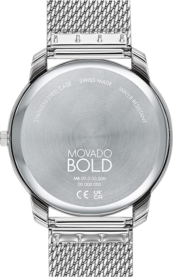 Movado Bold Thin Quartz Mens Watch 3600832