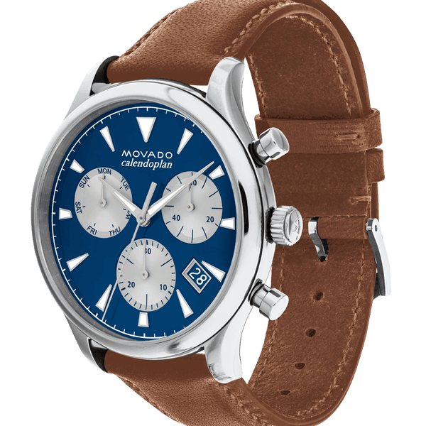 Movado heritage 2025 series calendoplan chronograph