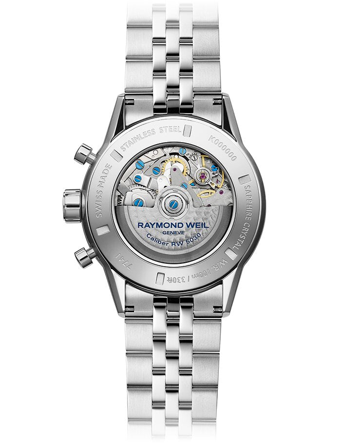 Raymond Weil Freelancer Mens Automatic Chronograph Bracelet Watch 7741-st1-20021