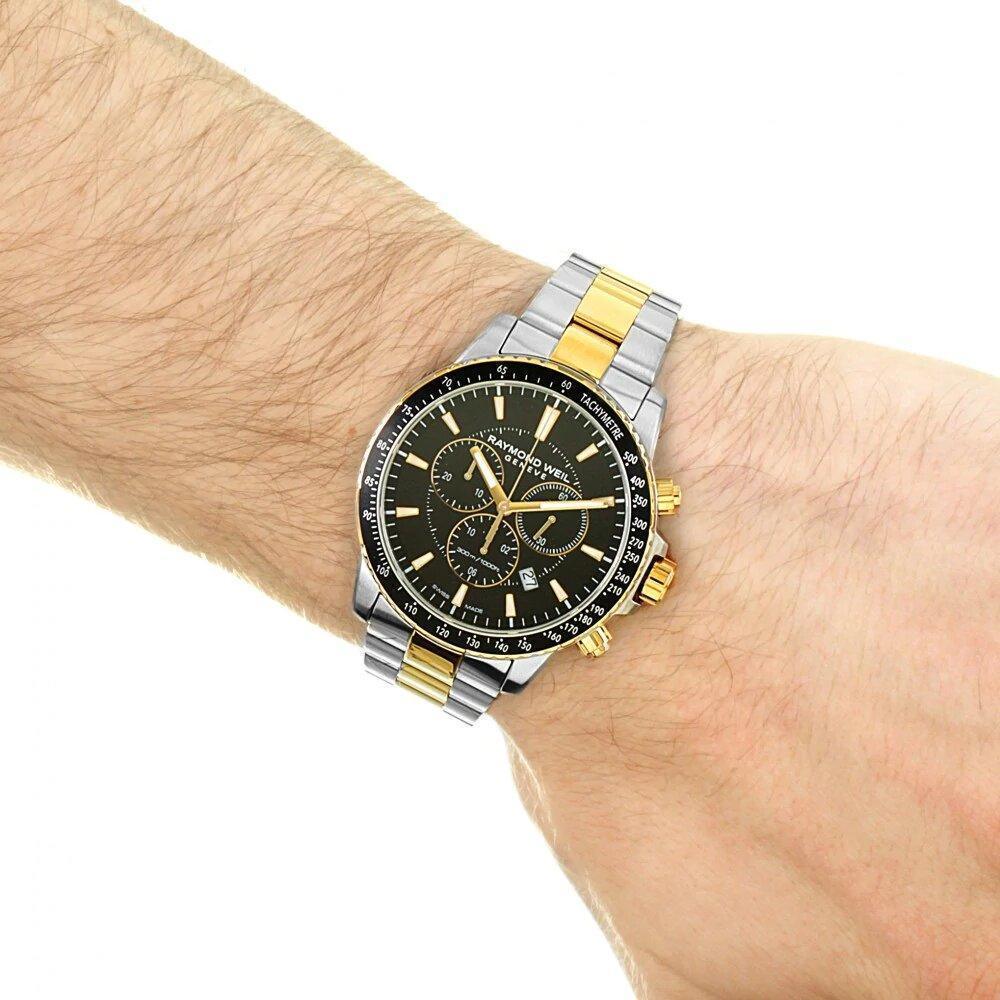 Raymond Weil Tango Chronograph Black Dial Men's Watch 8570-SP1-20001