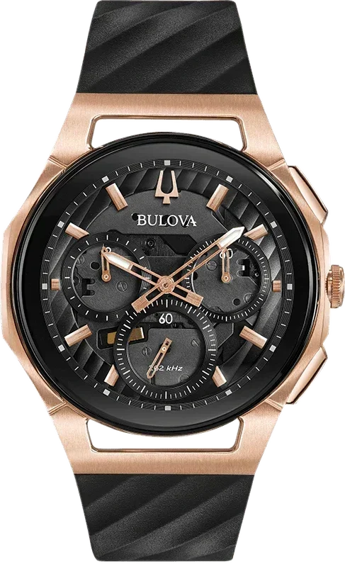 98a185 men's curv chronograph watch online
