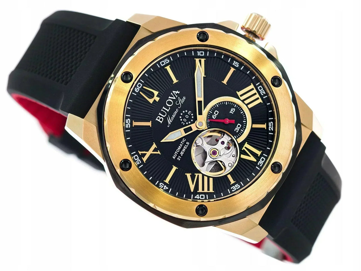 Bulova Marine Star Automatic Mens Watch 98A272