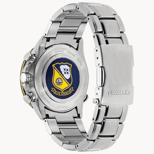 Citizen Atomic Timekeeping Blue Angels Eco-Drive Mens Watch AT8020-54L