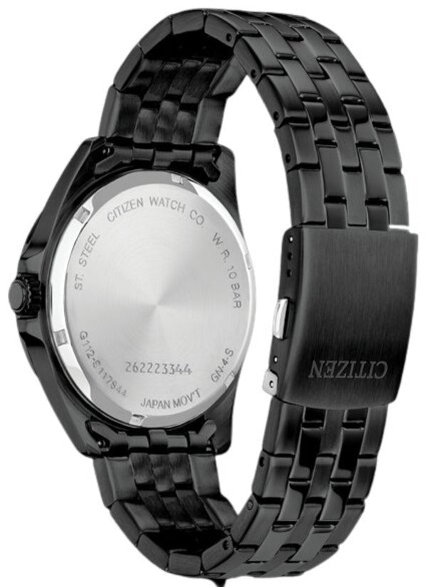 Citizen Black Men's Black Stainless Steel Quartz Watch