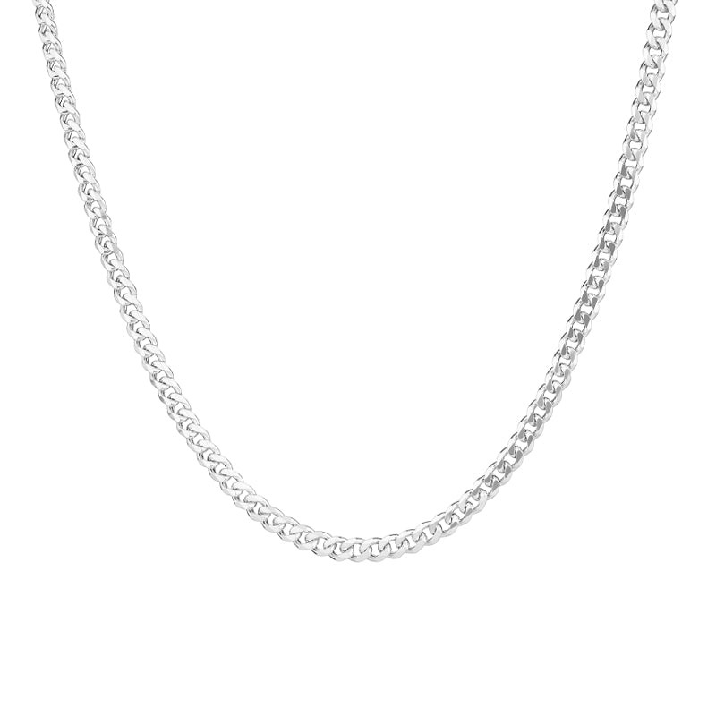 Sterling Silver 22&quot; 4.5mm Curb Link Chain