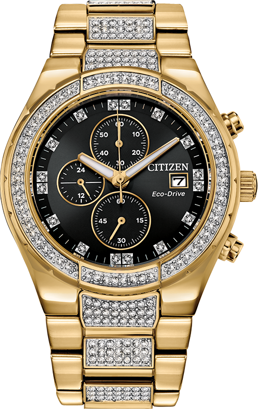 Citizen Eco Drive Crystal Men's Watch CA0752-58E - Obsessions