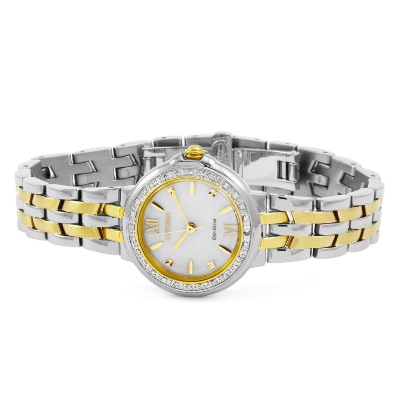 Citizen Eco Drive Silhouette Diamond Women's Watch EM0444-56A