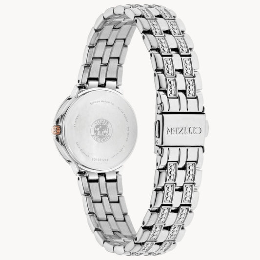 Citizen Silhouette Eco-Drive Crystal Womens Watch EW2340-58A