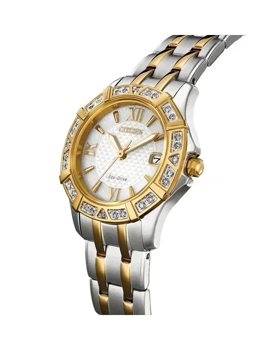 Citizen Eco Drive Silhouette Diamond Women's Watch EW2364-50A