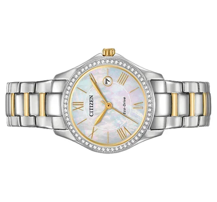 Citizen Eco Drive Silhouette Crystal Women's Watch FE1148-84D