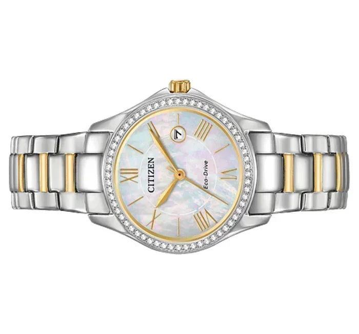 Citizen Eco Drive Silhouette Crystal Women's Watch FE1148-84D