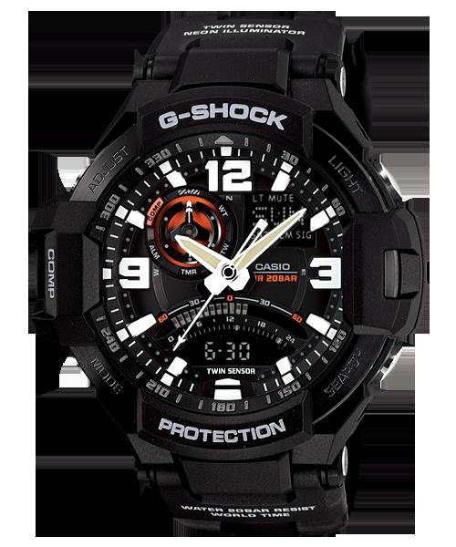 G-Shock Gravity Master Aviation Men's Watch GA1000-1A - Obsessions