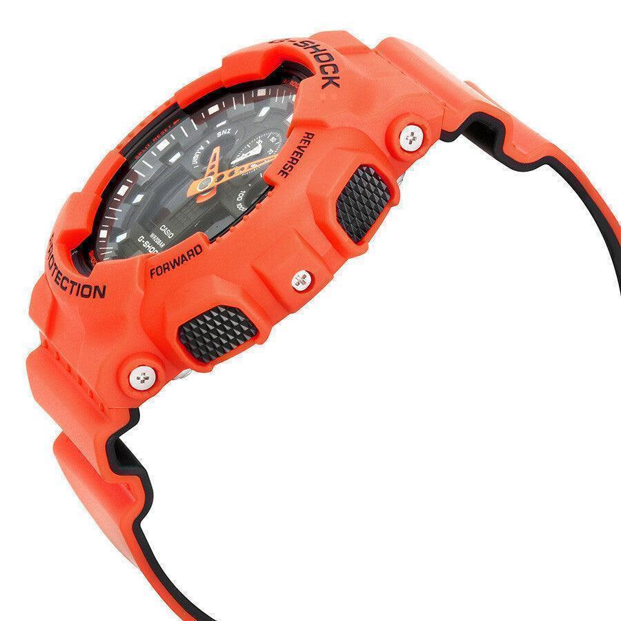 G-Shock Orange Resin Multifunction Men's Watch GA100L-4A