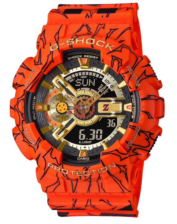 G-Shock Dragon Ball Z Limited Edition Men's Watch GA110JDB-1A4CR