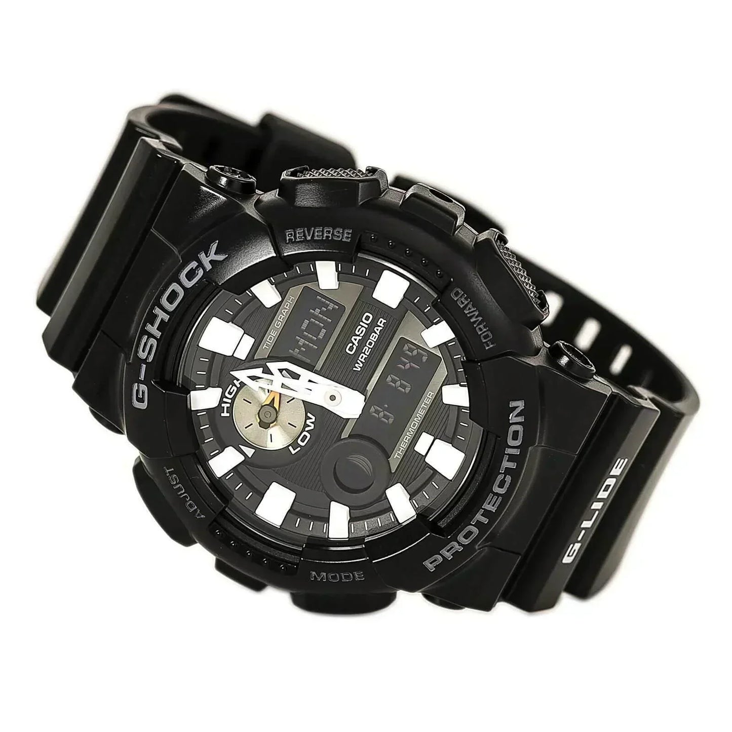 G-Shock G-Lide Black Plastic Sport Men's Watch GAX100B-1A