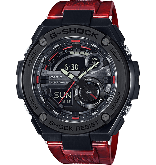 G Shock G Steel Black Resin Men s Watch GST210M 4A