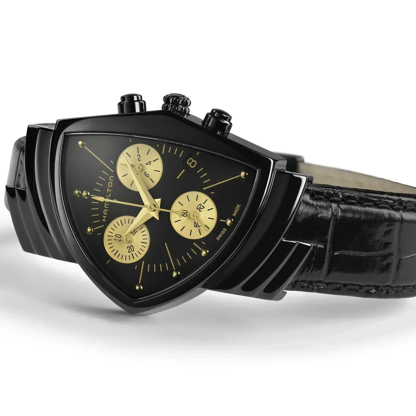 Hamilton Ventura L Chrono Quartz Unisex Watch H24402730