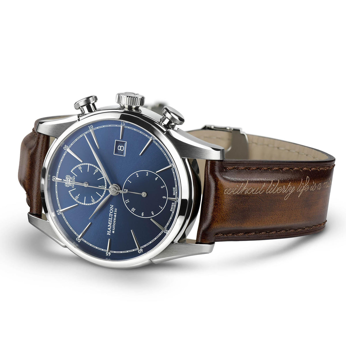 Hamilton American Classic Spirit of Liberty Automatic Chrono Mens Watch H32416541