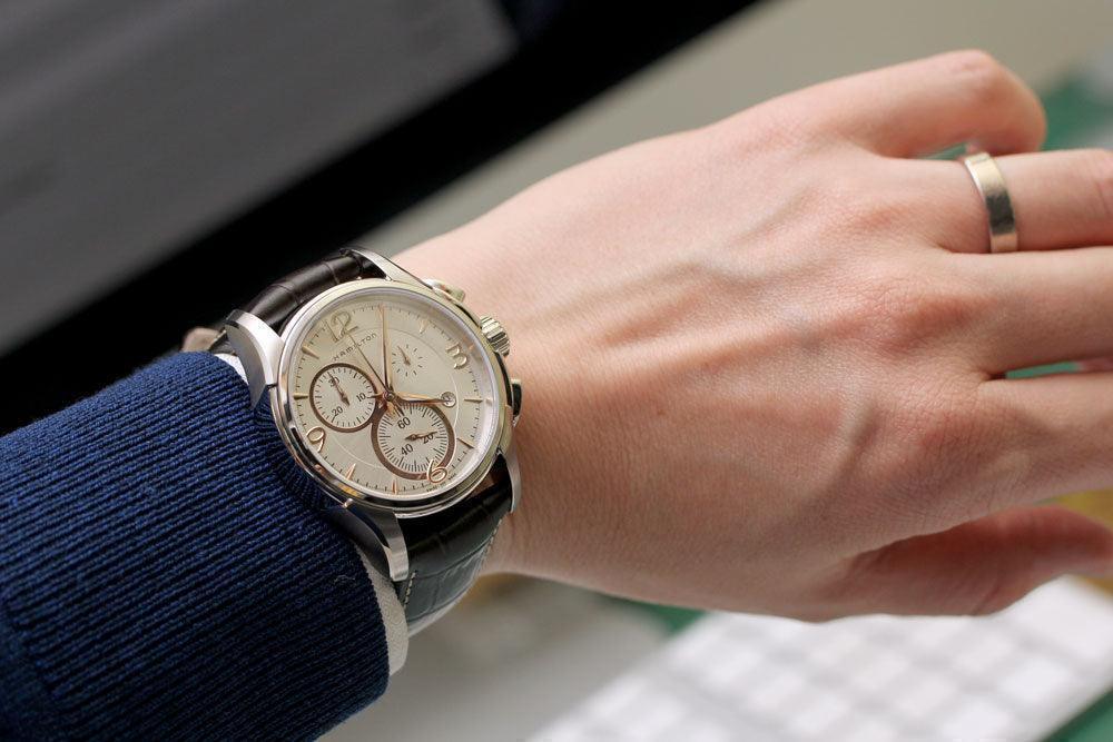 Hamilton Jazzmaster Chrono Quartz Mens Watch H32612555