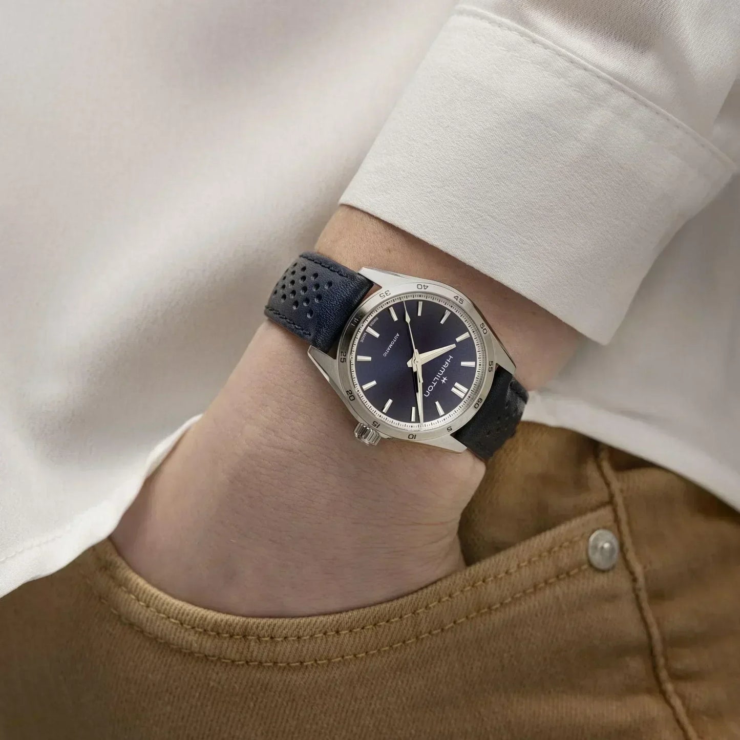 Hamilton Jazzmaster Performer Automatic Womens Watch H36115640