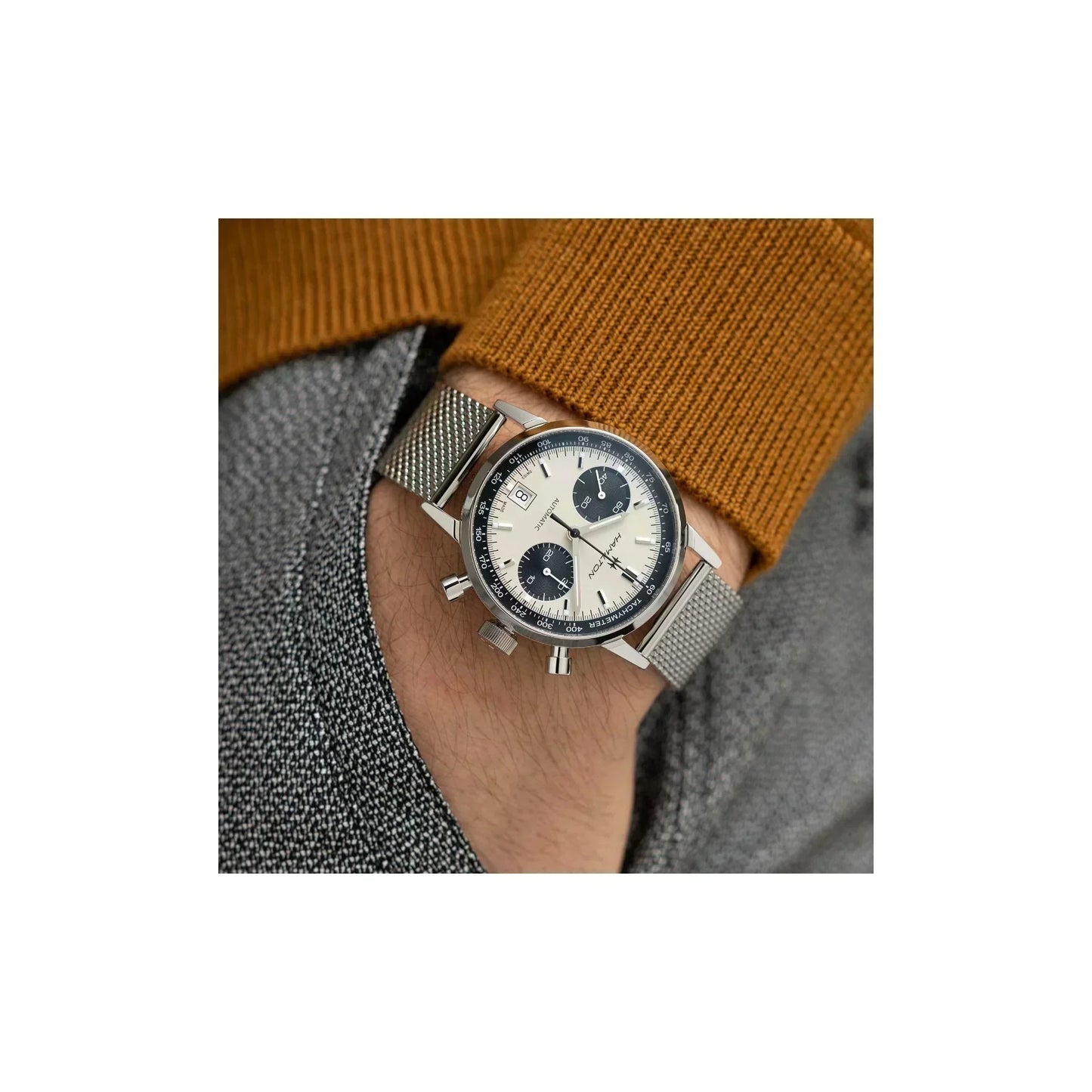 Hamilton American Classic Intra-Matic Automatic Chrono Mens Watch H38416111