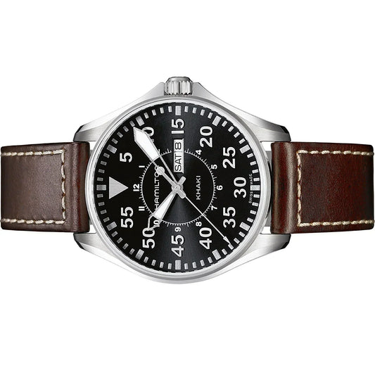 Hamilton Khaki Aviation Pilot Day Date Quartz Men's Watch H64611535