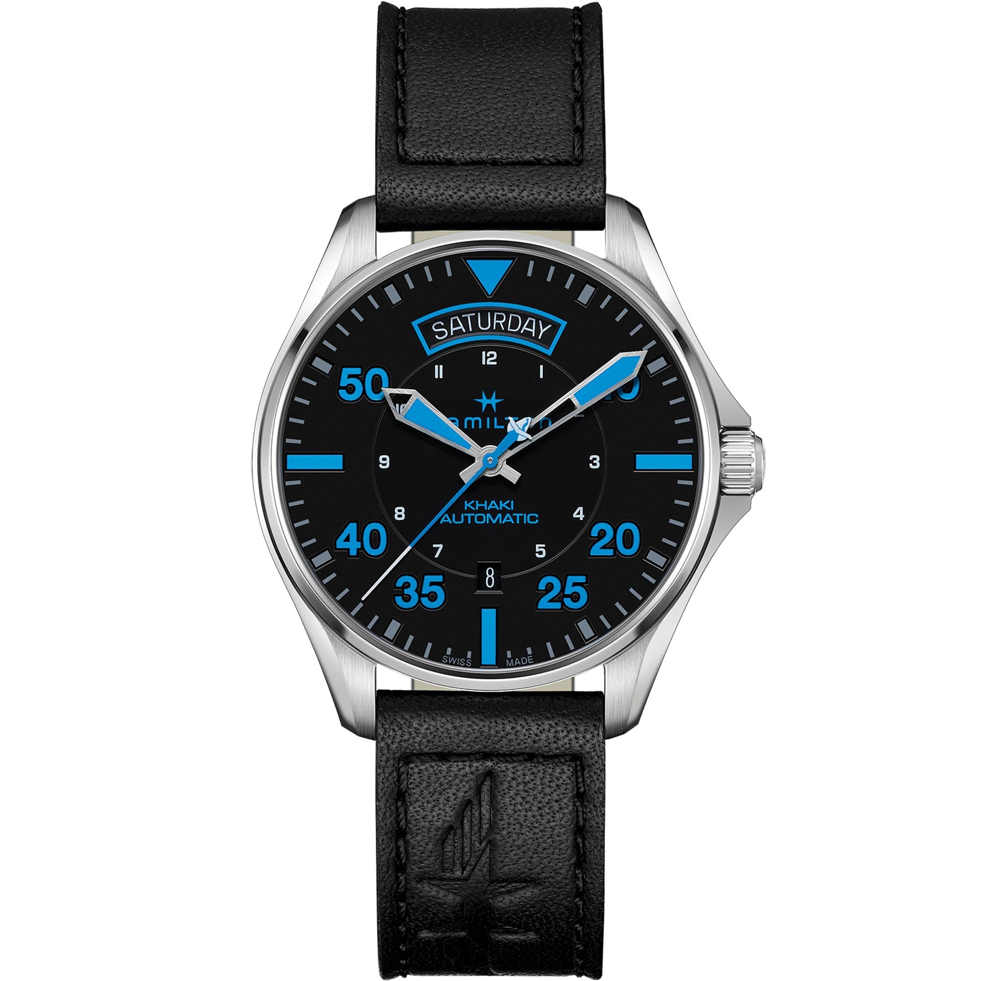 Hamilton Khaki Aviation Pilot Day-Date Air Zermatt Automatic Men's Watch H64625731