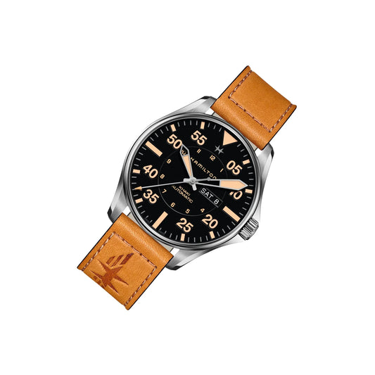 Hamilton Khaki Aviation Pilot Day Date Automatic Men's Watch H64725531