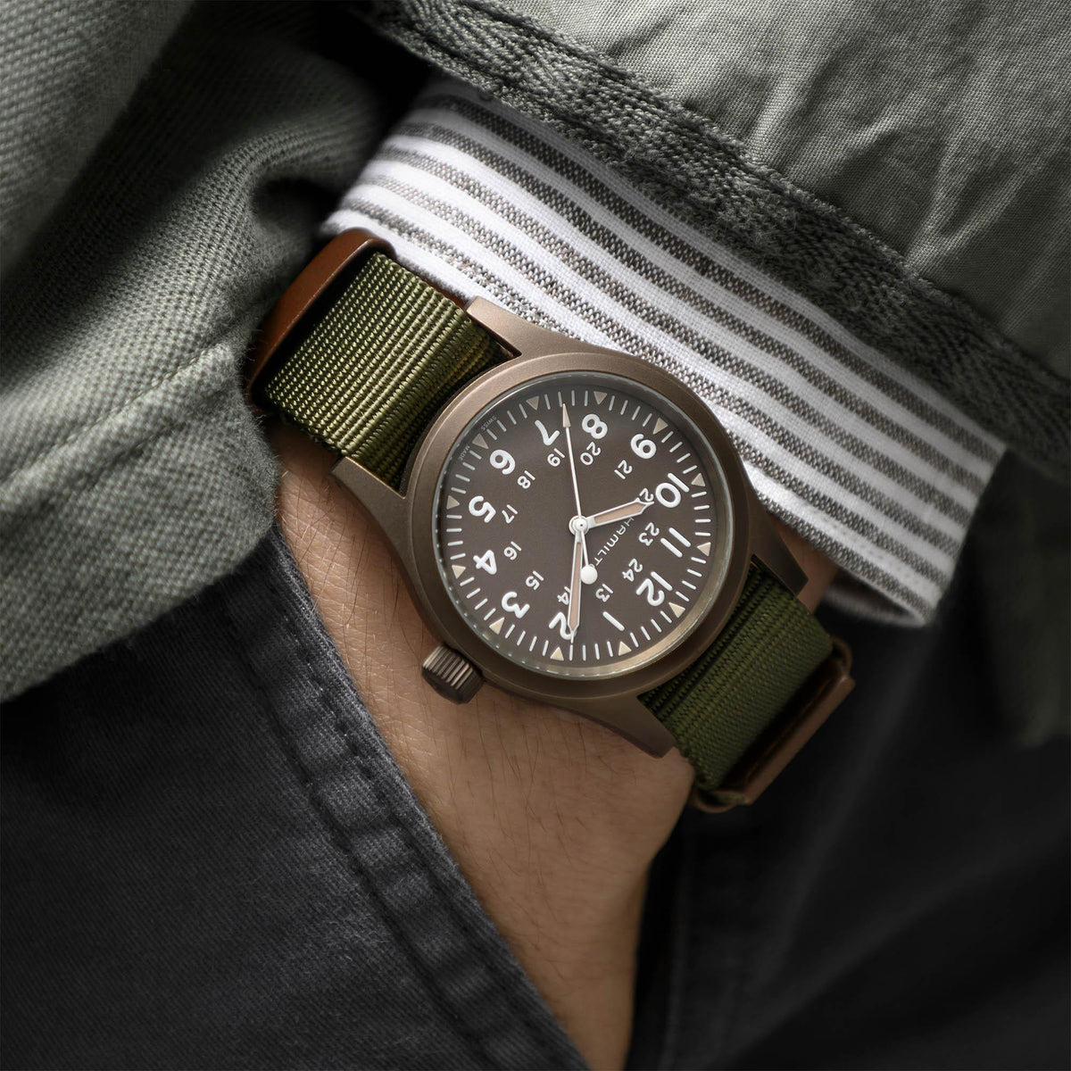 Hamilton Khaki Field Mechanical Mens Watch H69449961