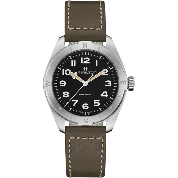 hamilton khaki field automatic black dial