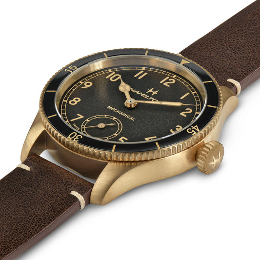 Hamilton Khaki Aviation Pilot Pioneer Bronze Men's Watch H76709530