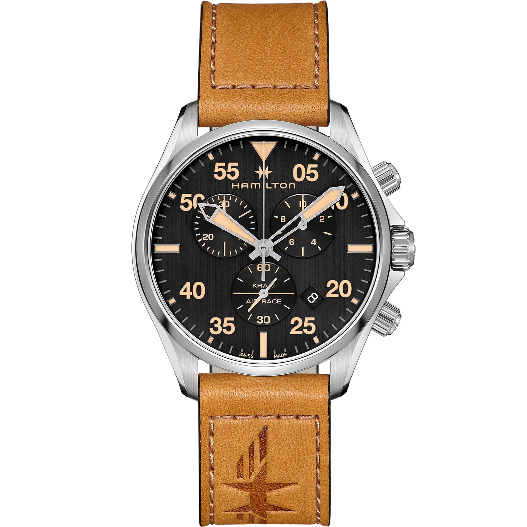 Hamilton Khaki Aviation Pilot Chrono Quartz Men's Watch H76722531