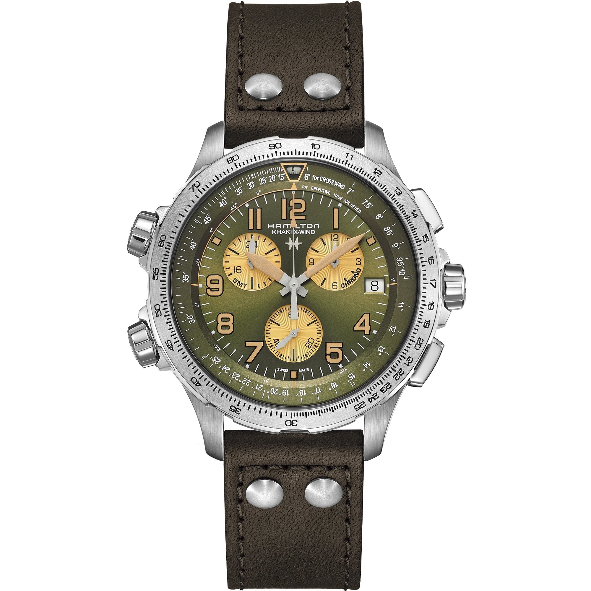 Hamilton Khaki Aviation X-Wind GMT Chrono Quartz Men's Watch H77932560
