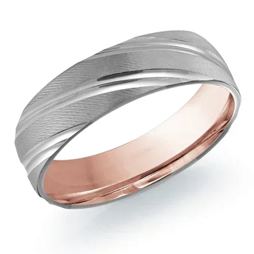 10, 14 Karat 6mm Solid Gold High Polish Rounded Lux Band