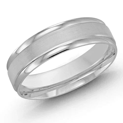 10, 14 Karat 6mm Solid Gold High Polish Rounded Lux Band