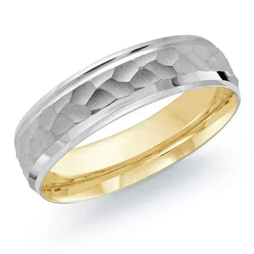 10, 14 Karat 6mm Solid Gold High Polish Rounded Lux Band