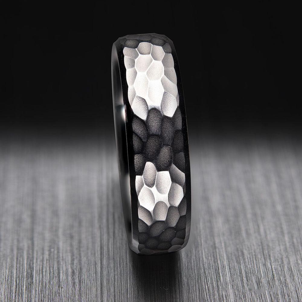 10, 14 Karat 8mm Solid Gold High Polish Rounded Lux Band