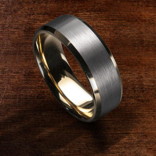 10, 14 Karat 6mm Solid Gold High Polish Rounded Lux Band