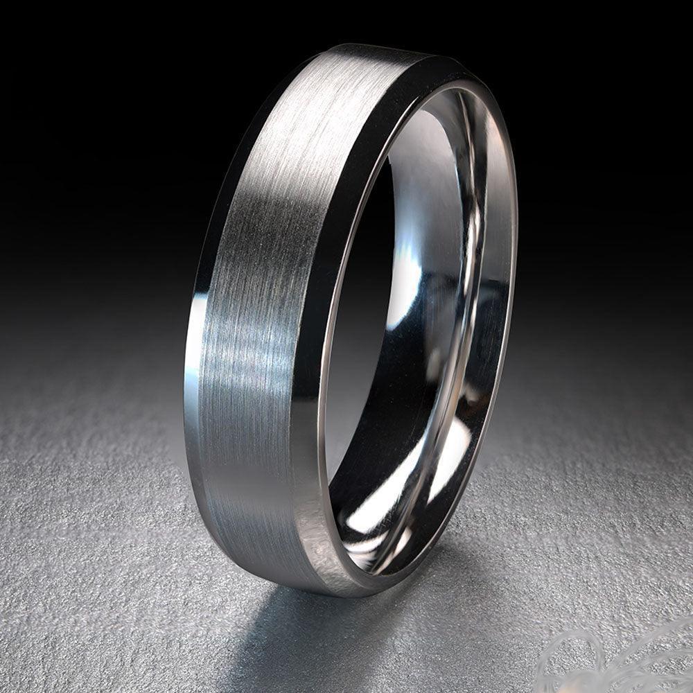 10, 14 Karat 6mm Solid Gold High Polish Rounded Lux Band