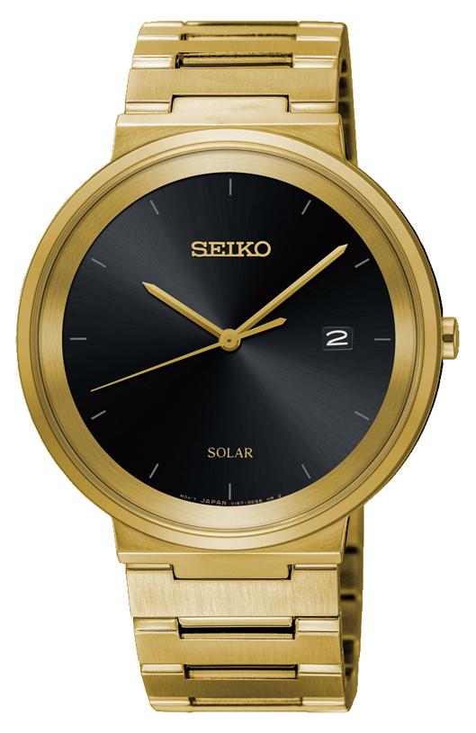 Seiko men's clearance gold tone watches