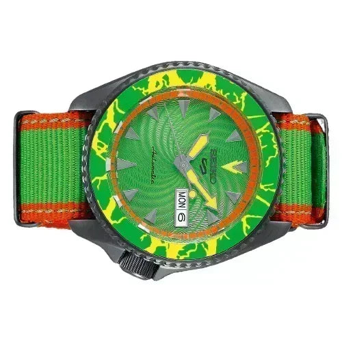 Seiko 5 Sports Street Fighter V Limited Edition Blanka Men's Watch SRPF23
