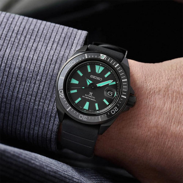 Seiko samurai save hot sale the ocean black edition