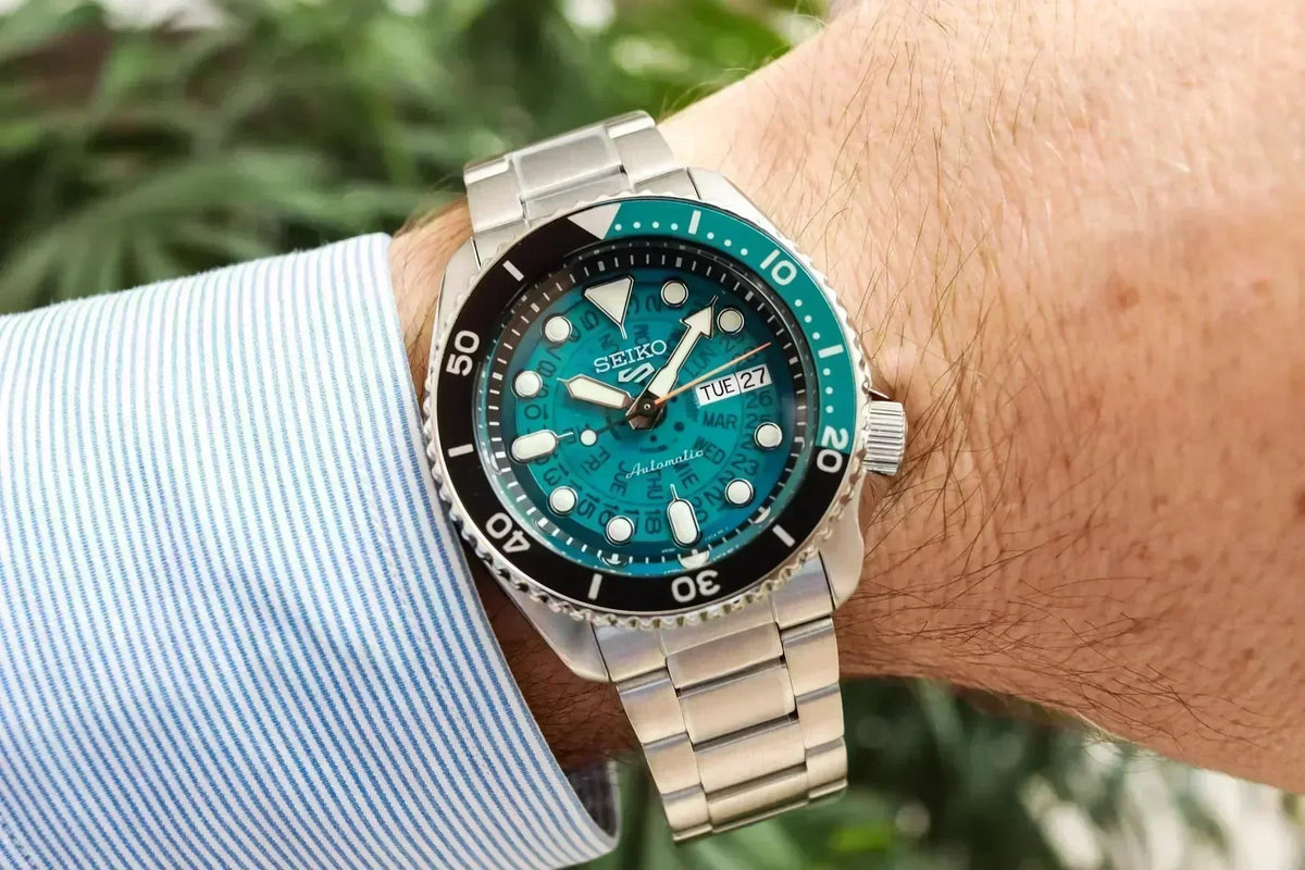 Seiko 5 Sports SKX Sports Skeleton Style Automatic Mens Watch SRPJ45K1