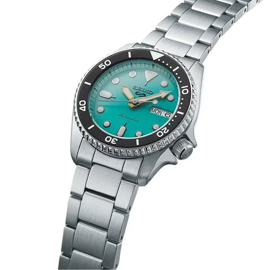 Seiko 5 Sports SKX Midi Teal Automatic Mens Watch SRPK33K1