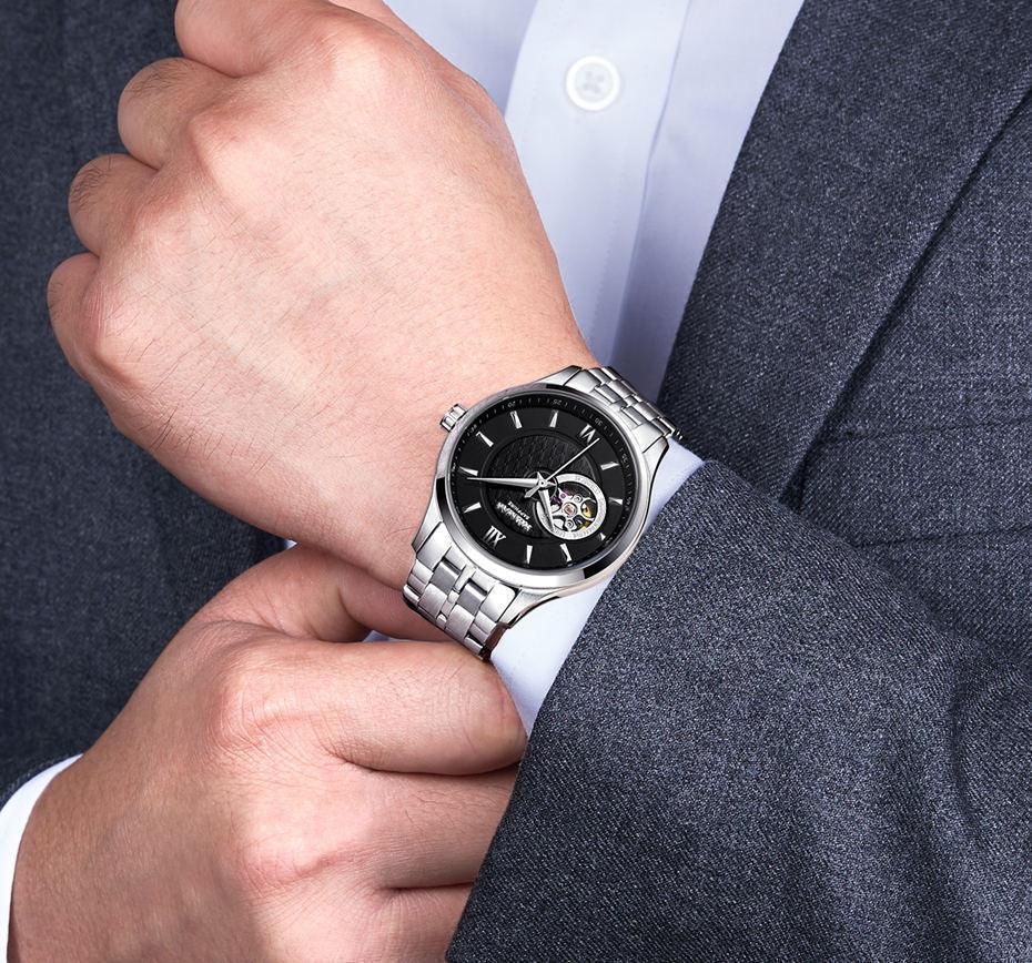 Seiko Presage Black Dial Automatic Men's Watch SSA377J1