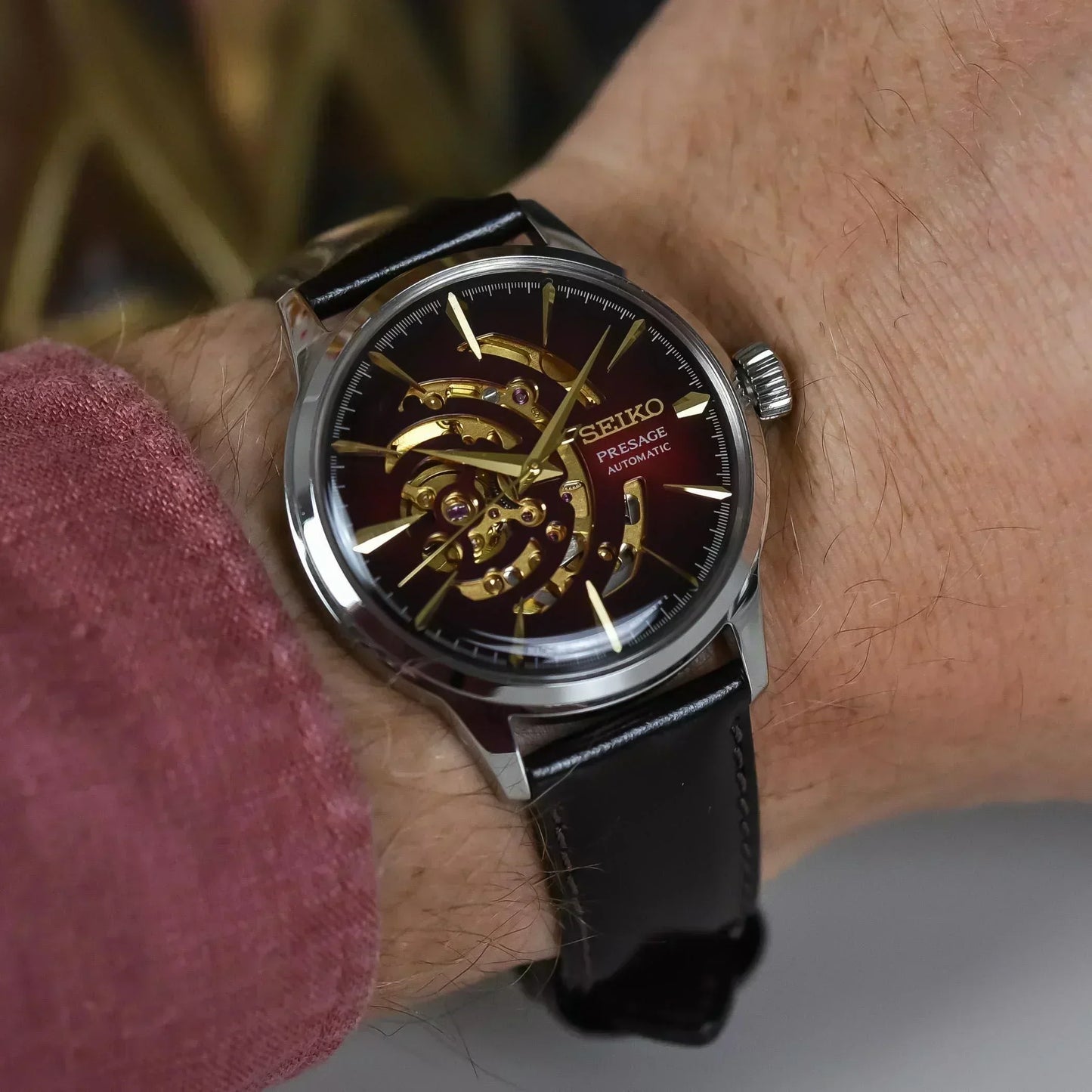 Seiko Presage Cocktail Time Star Bar Limited Edition Automatic Mens Watch SSA457J1