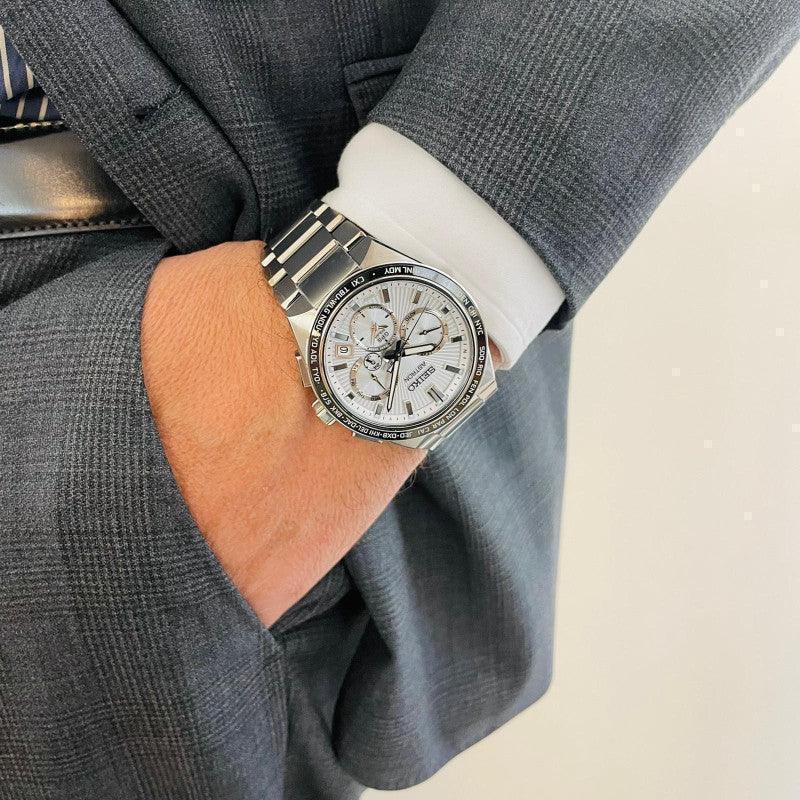 Seiko Astron GPS Solar Mens Watch SSH117J1