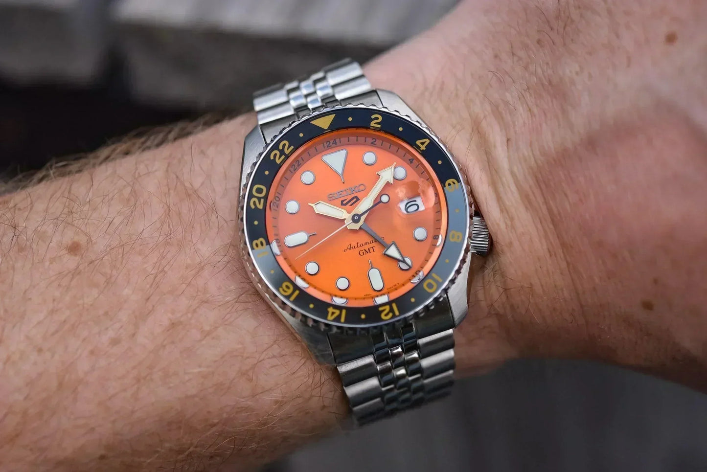 Seiko 5 Sports ‘Mikan Orange’ Automatic Men's Watch SSK005K1