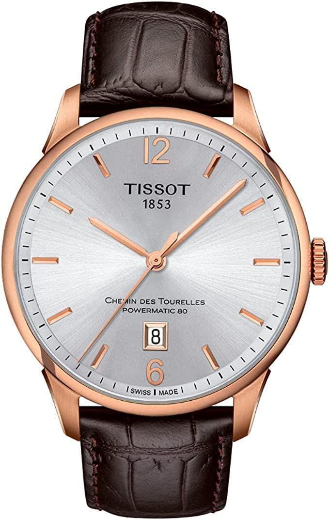 Tissot Chemin des Tourelles Powermatic 80 Automatic Men's Watch T0994073603700