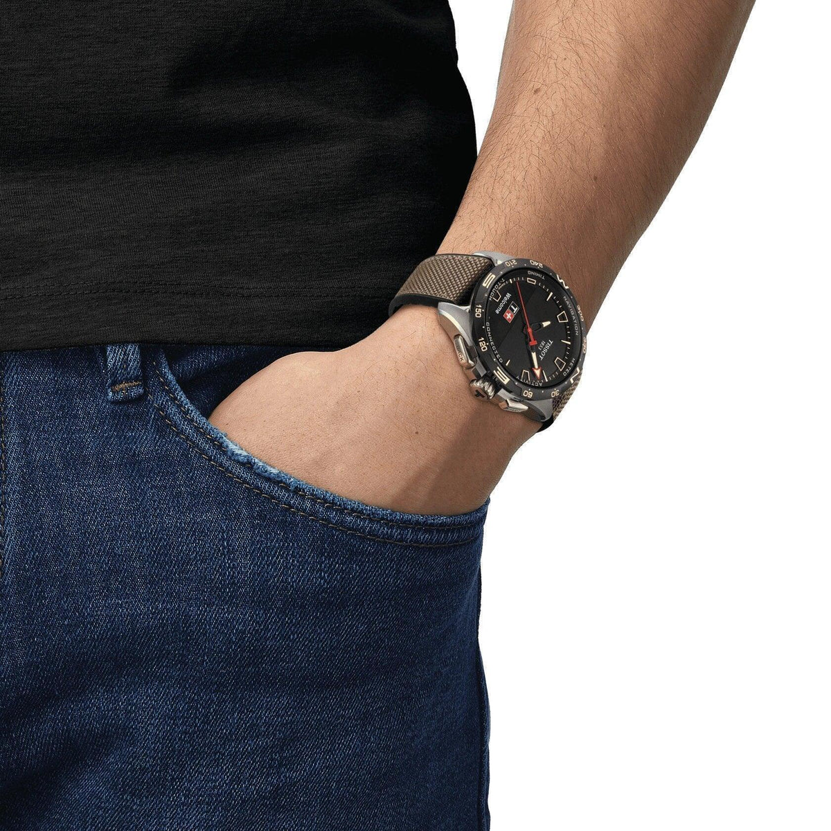 Tissot T-Touch Connect Quartz Solar Mens Watch T1214204705107
